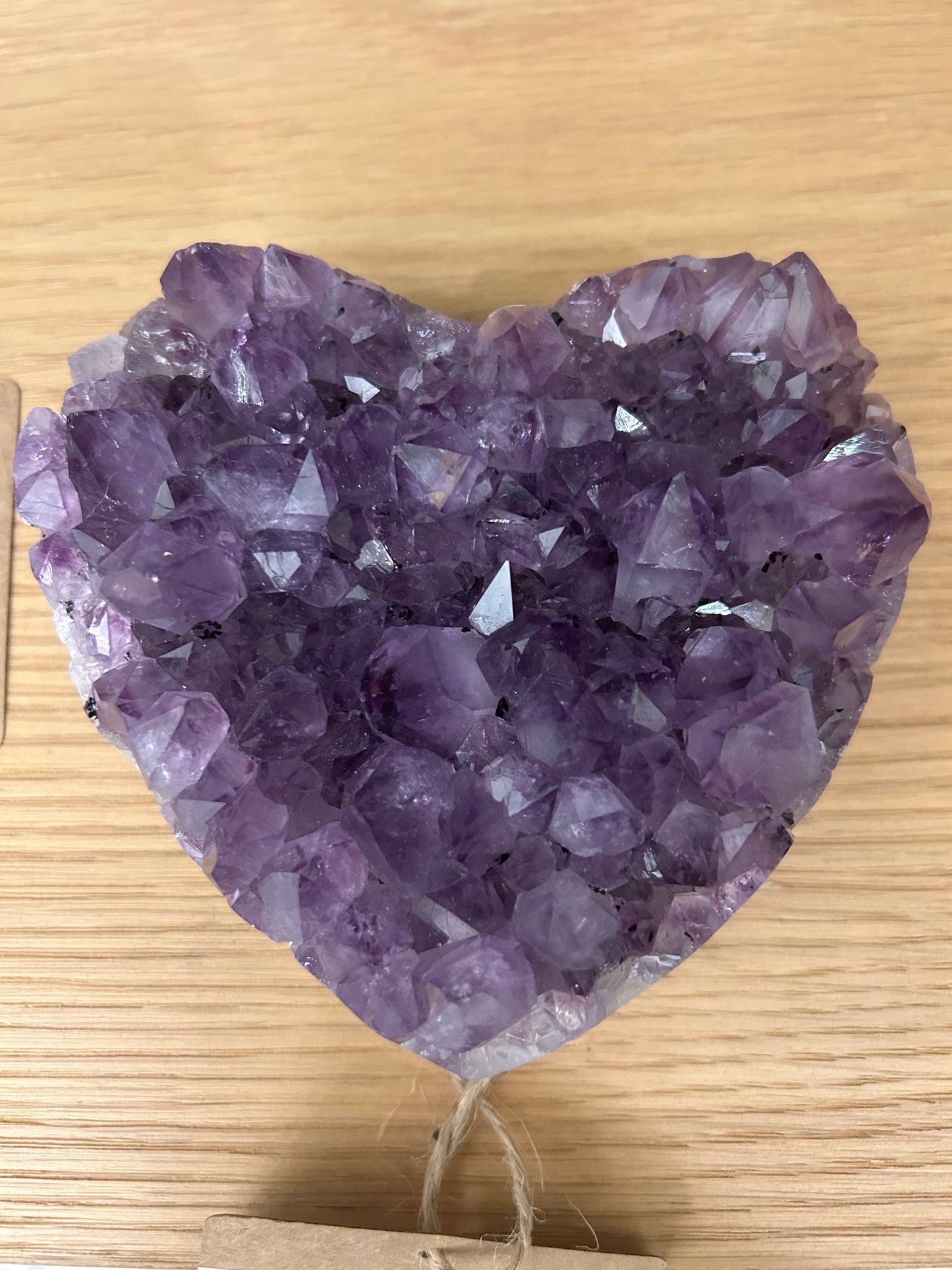 Amethyst Stones- Heart shape
