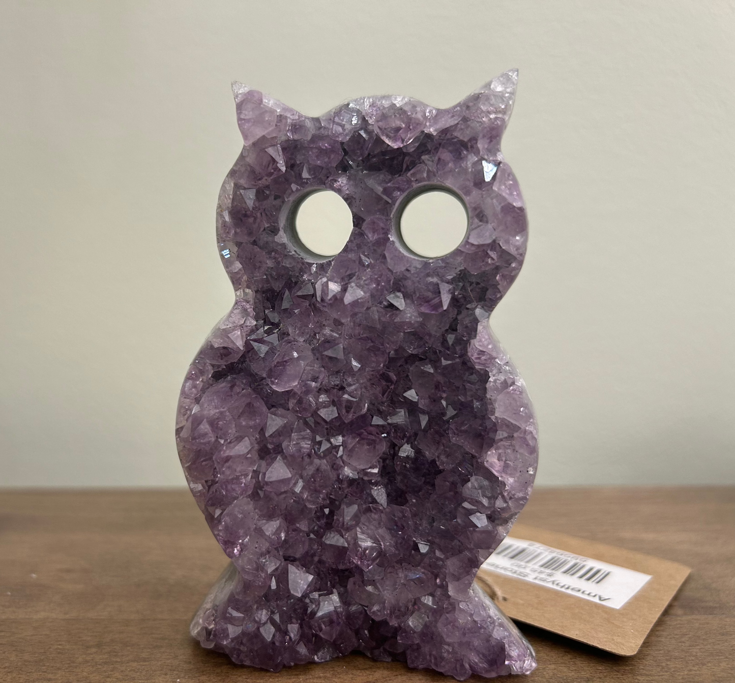 Amethyst Stone- Owl