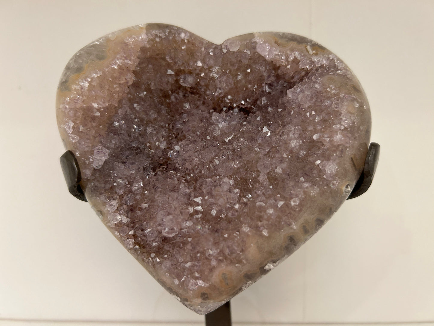 Druzy Stones- Heart with Stand