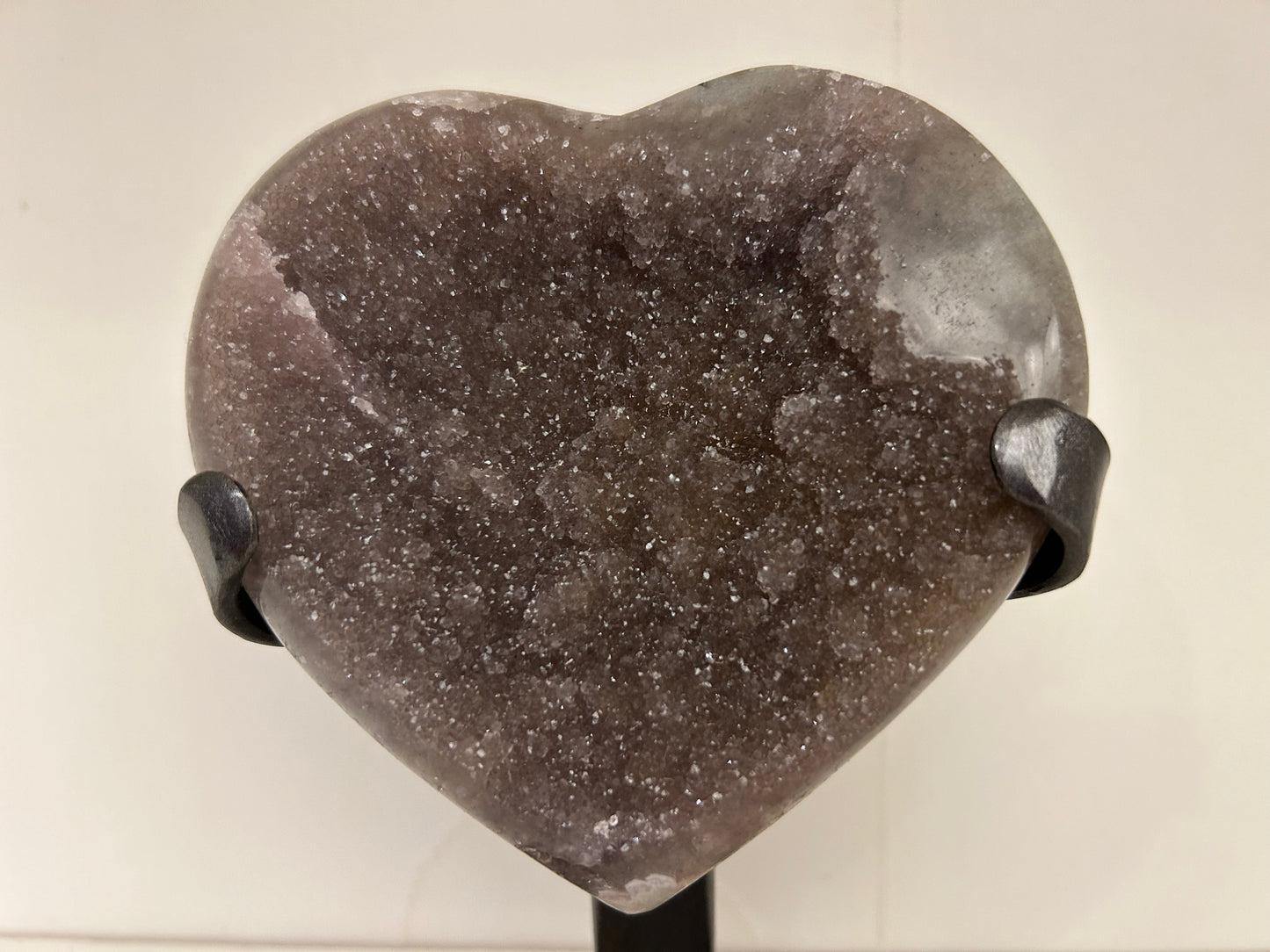 Druzy Stones- Heart with Stand