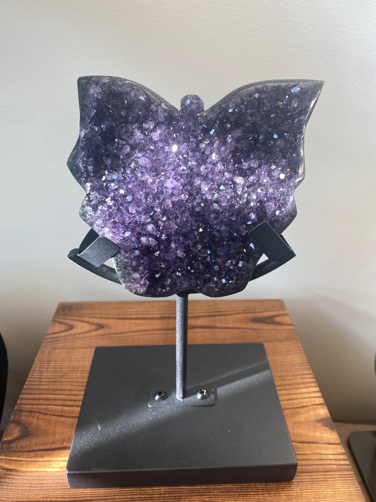 Amethyst Butterfly on Stand