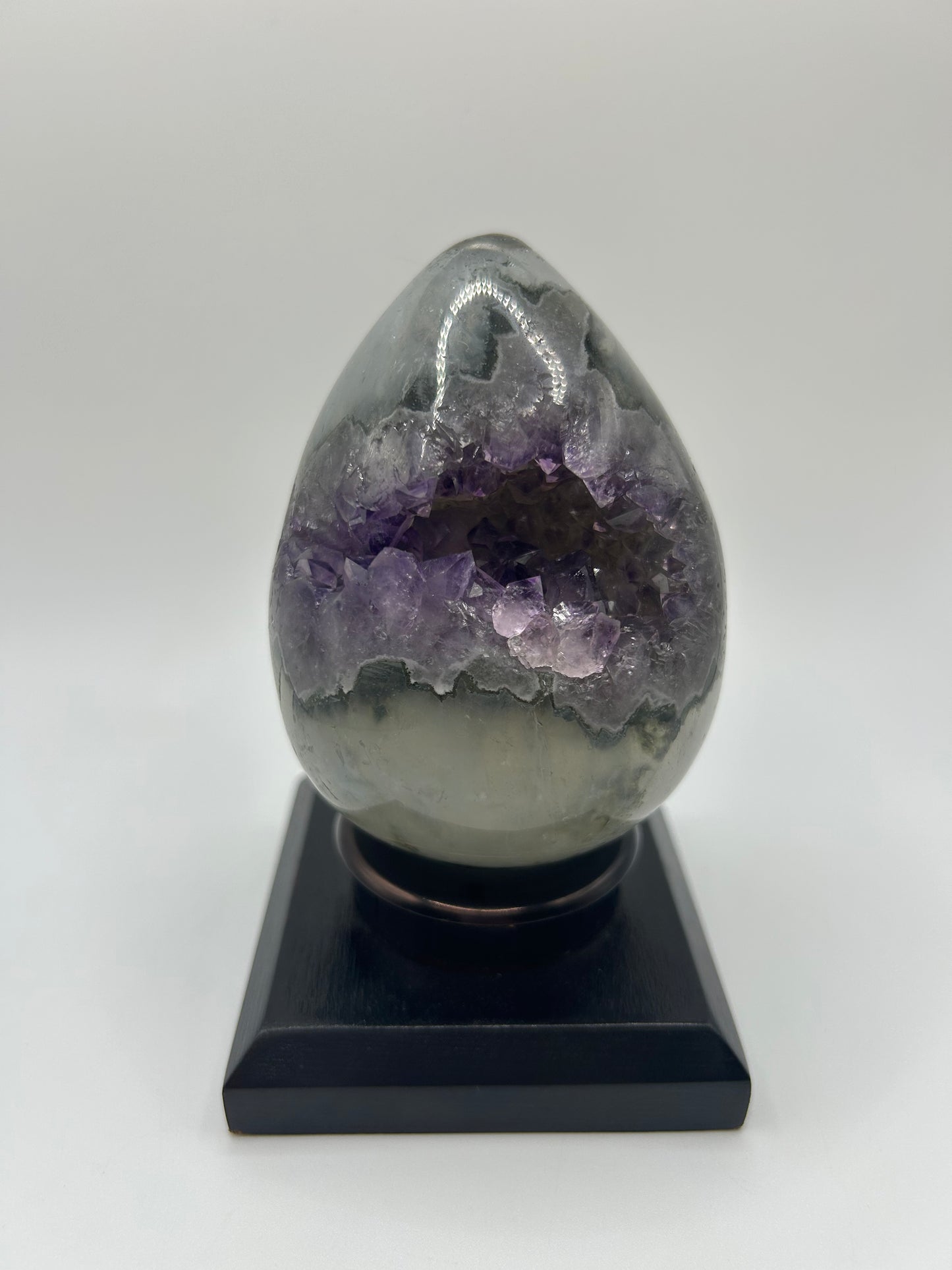 Amethyst Sphere Droplet with Stand- 2