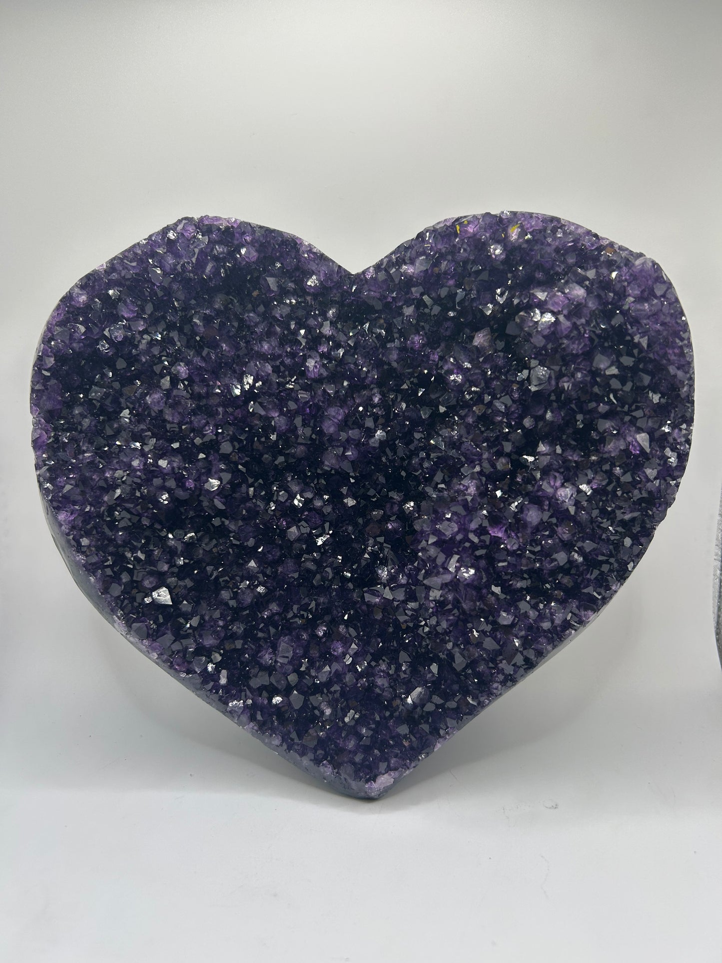 Large Amethyst Stone- Heart