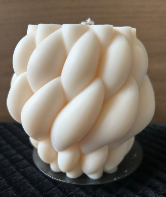 Large Knitted Candle