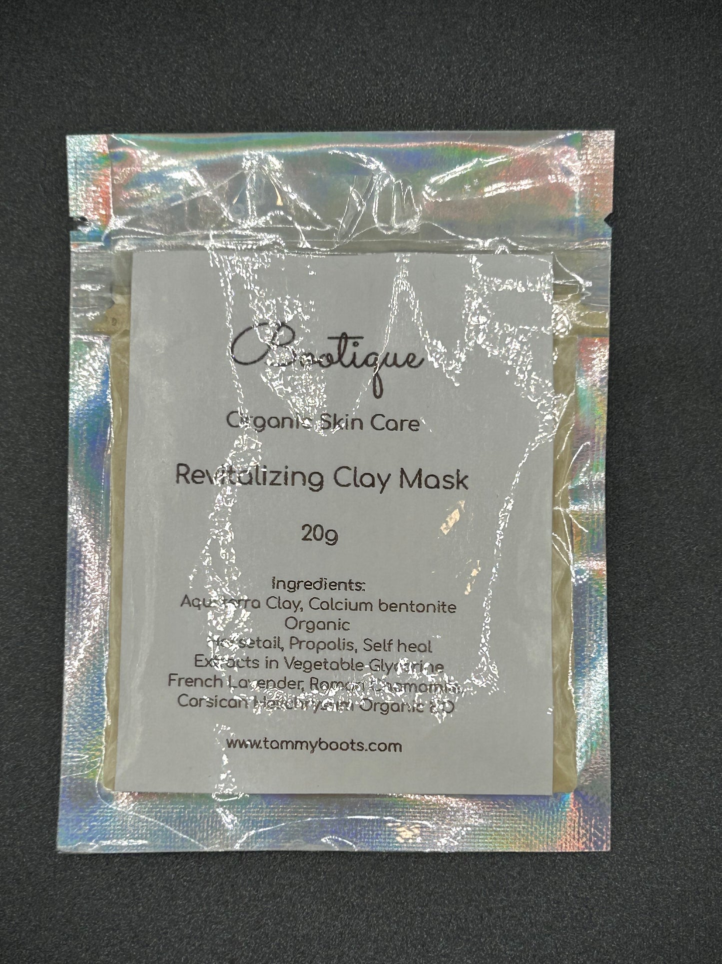 revitalizing clay mask