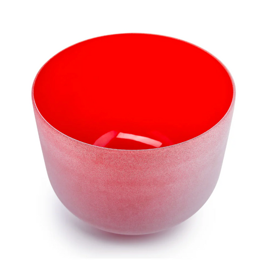 Root Chakra - Crystal Singing Bowl - Red