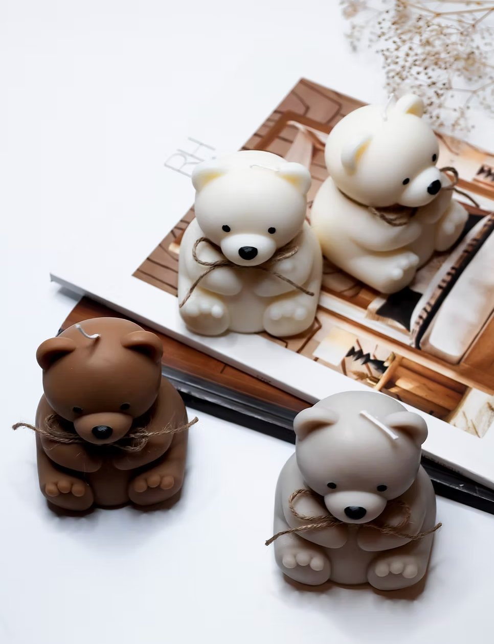 Scented Teddy Bear Candle