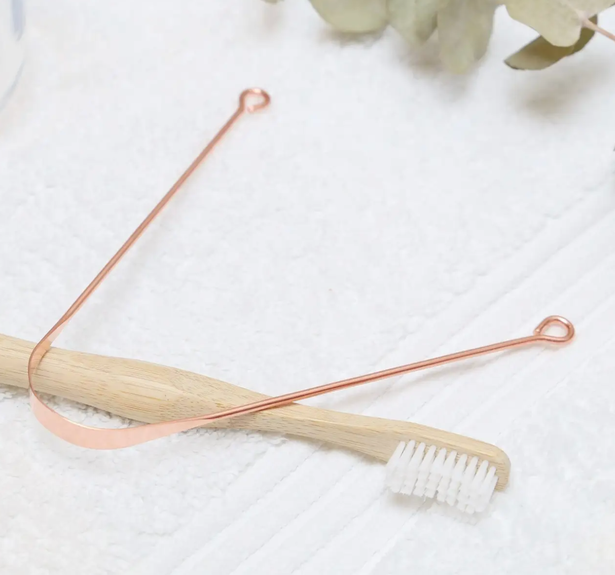 Copper Tongue Scraper