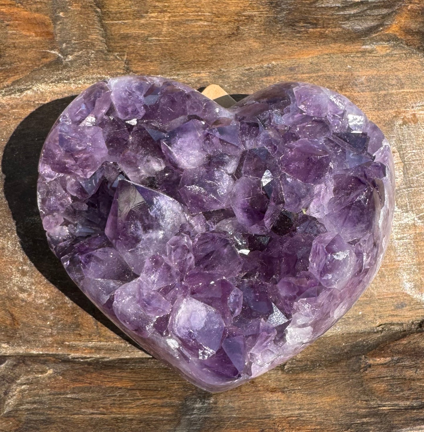 Amethyst Stones- Heart shape
