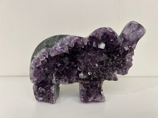 Druzy Stone- Elephant