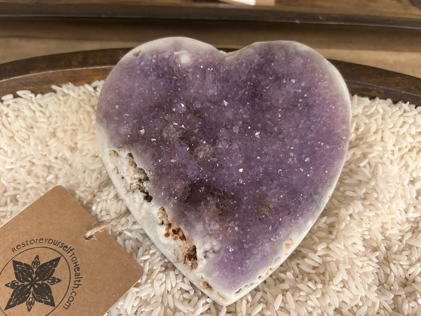 Druzy Stones- Heart