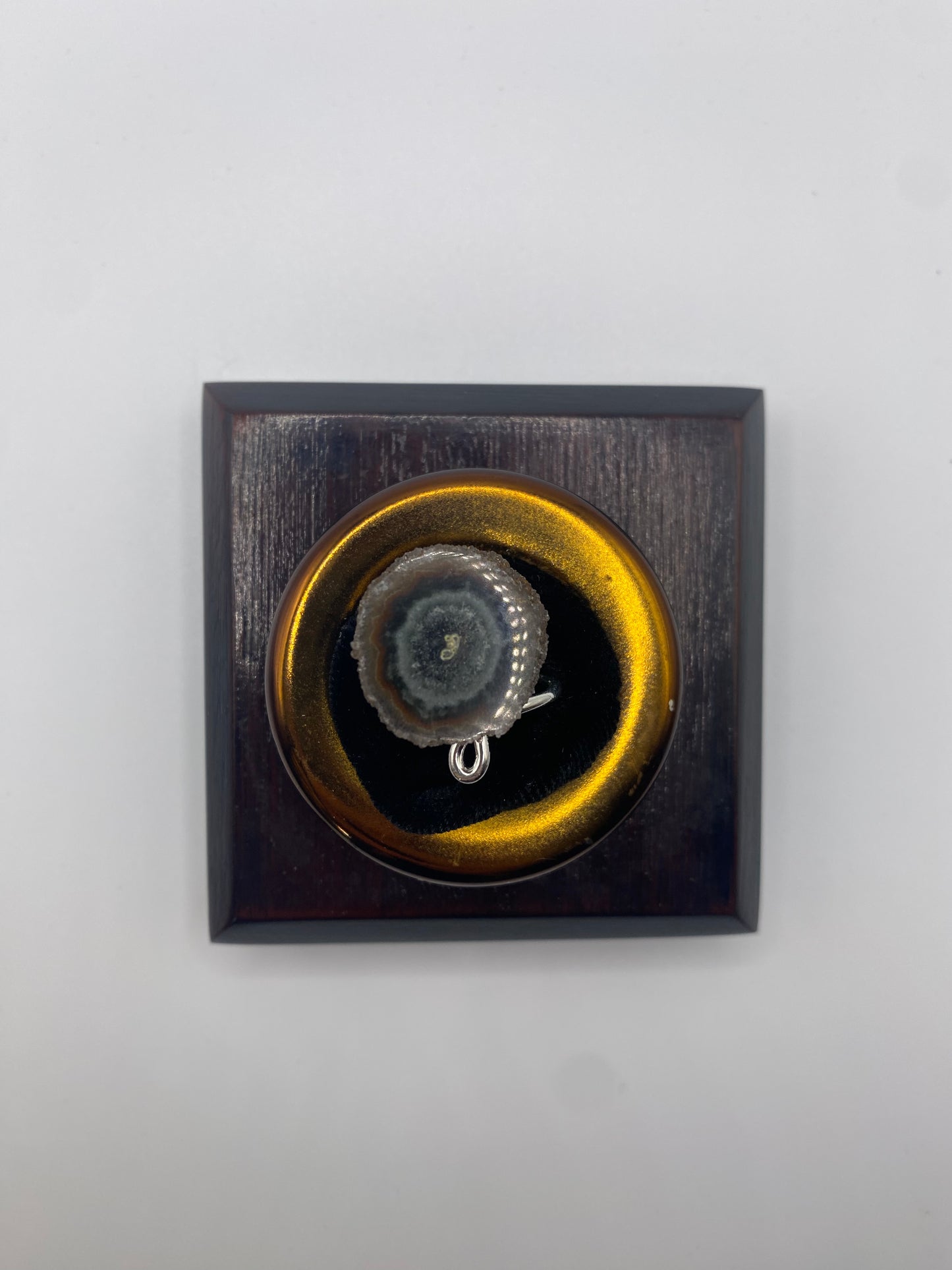 Silver Stalactite Spiral Ring 2