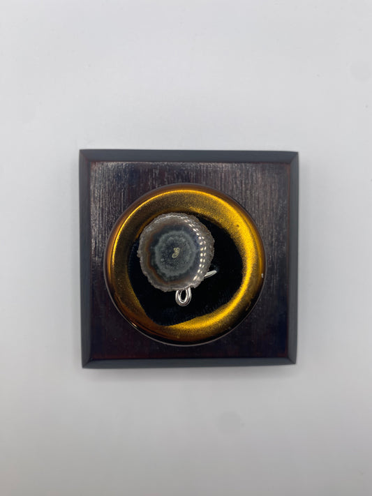 Silver Stalactite Spiral Ring 2