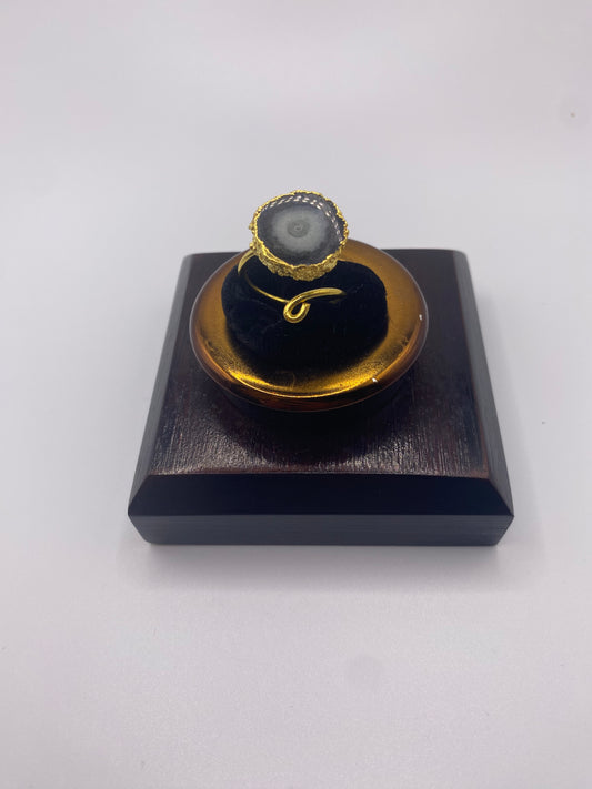 Gold Stalactite Spiral Ring 2