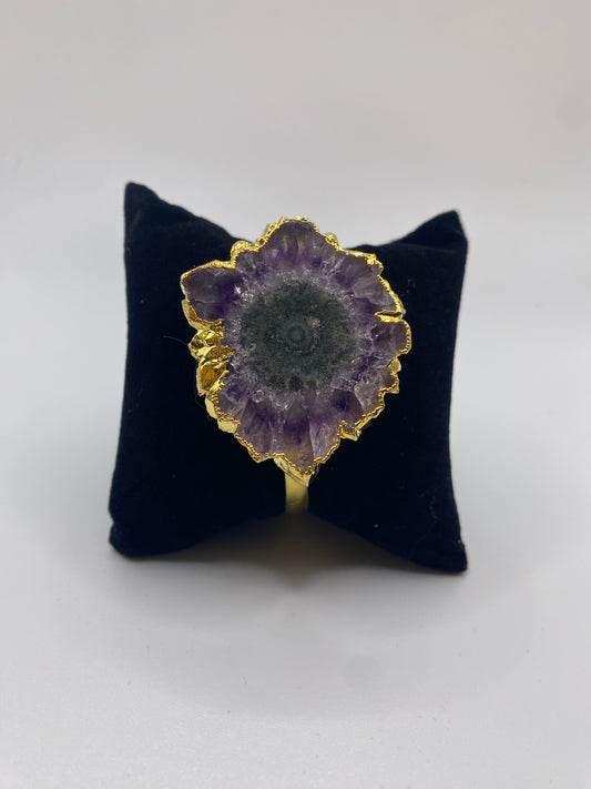 Gold Stalactite Cuff Bracelet 1