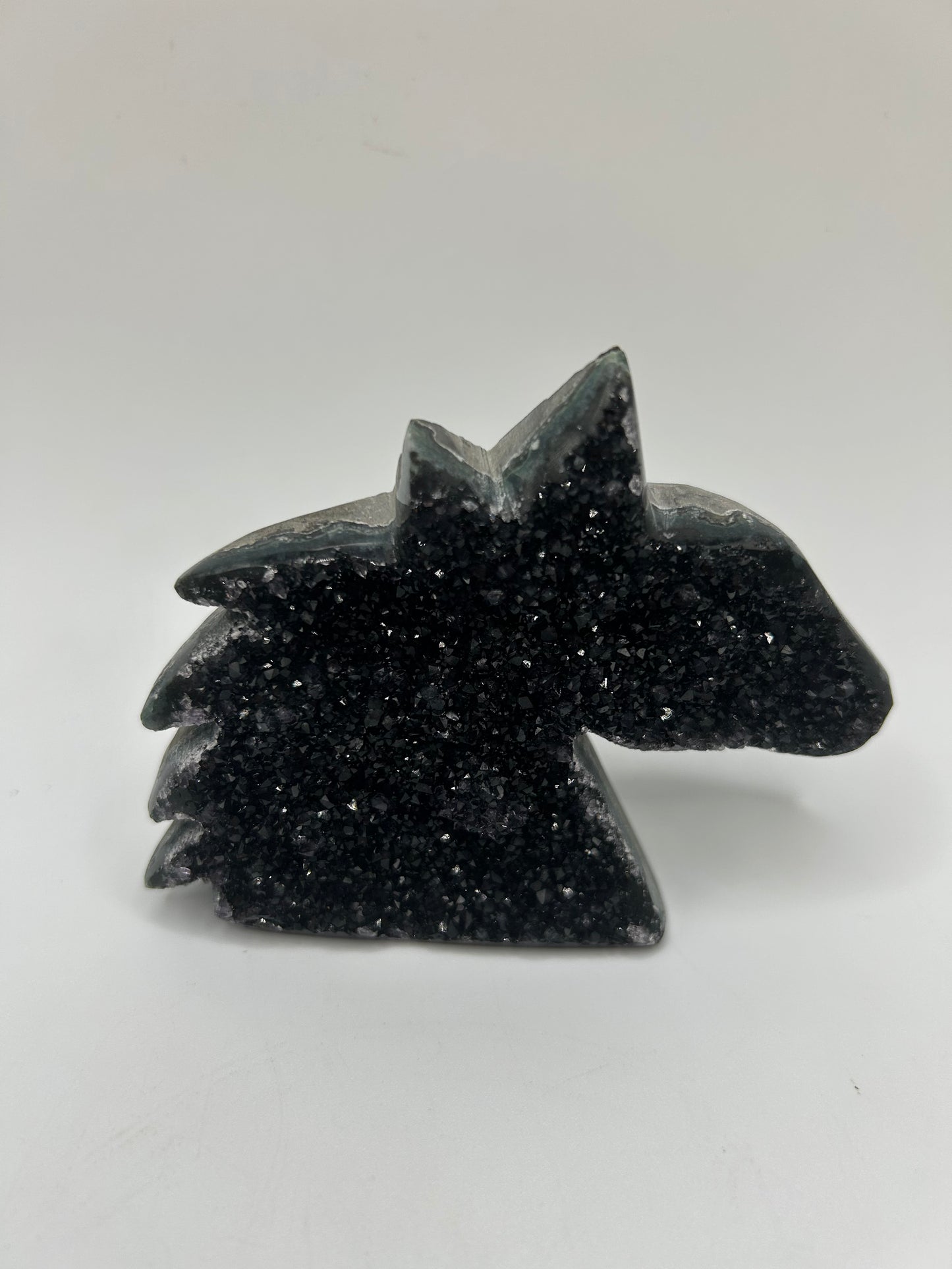 Black Quartz Stone- Unicorn 4