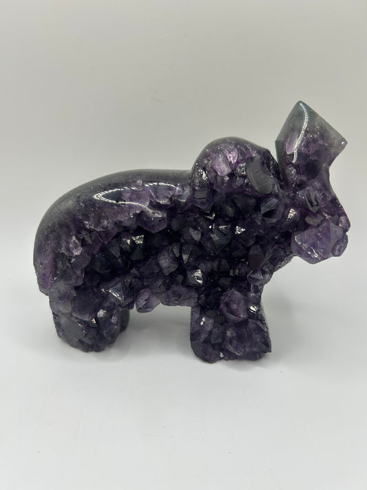 Amethyst Stone-Elephant 2