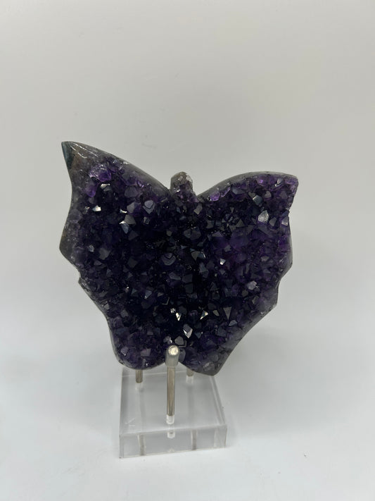 Small Amethyst Stone-Butterfly 1