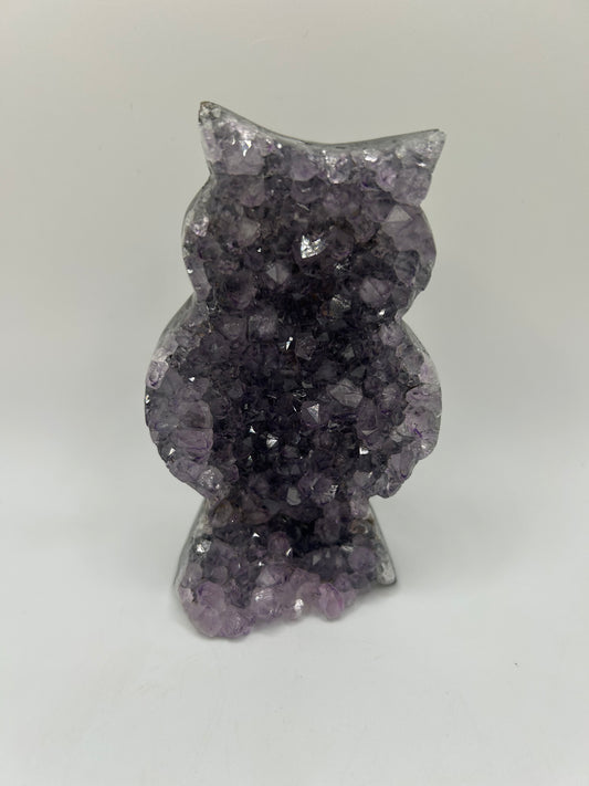 Amethyst Stone- Owl 1