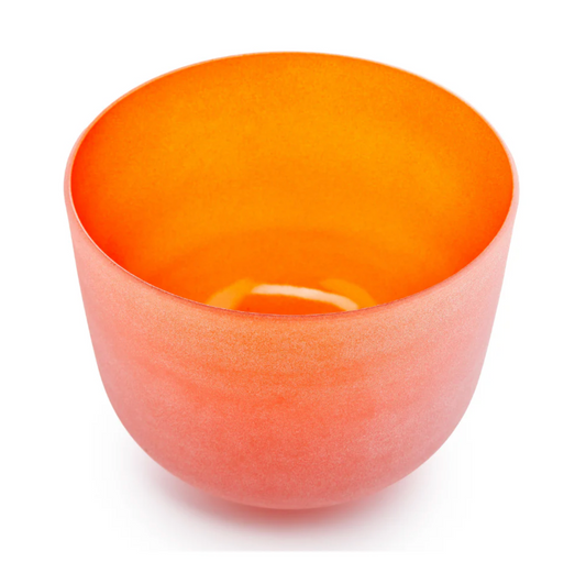 Sacral Chakra - Crystal Singing Bowl - Orange