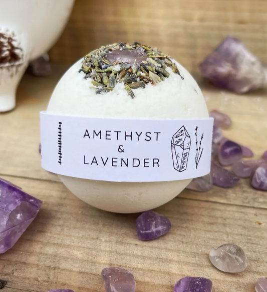 Amethyst & Lavender Bath Bombs