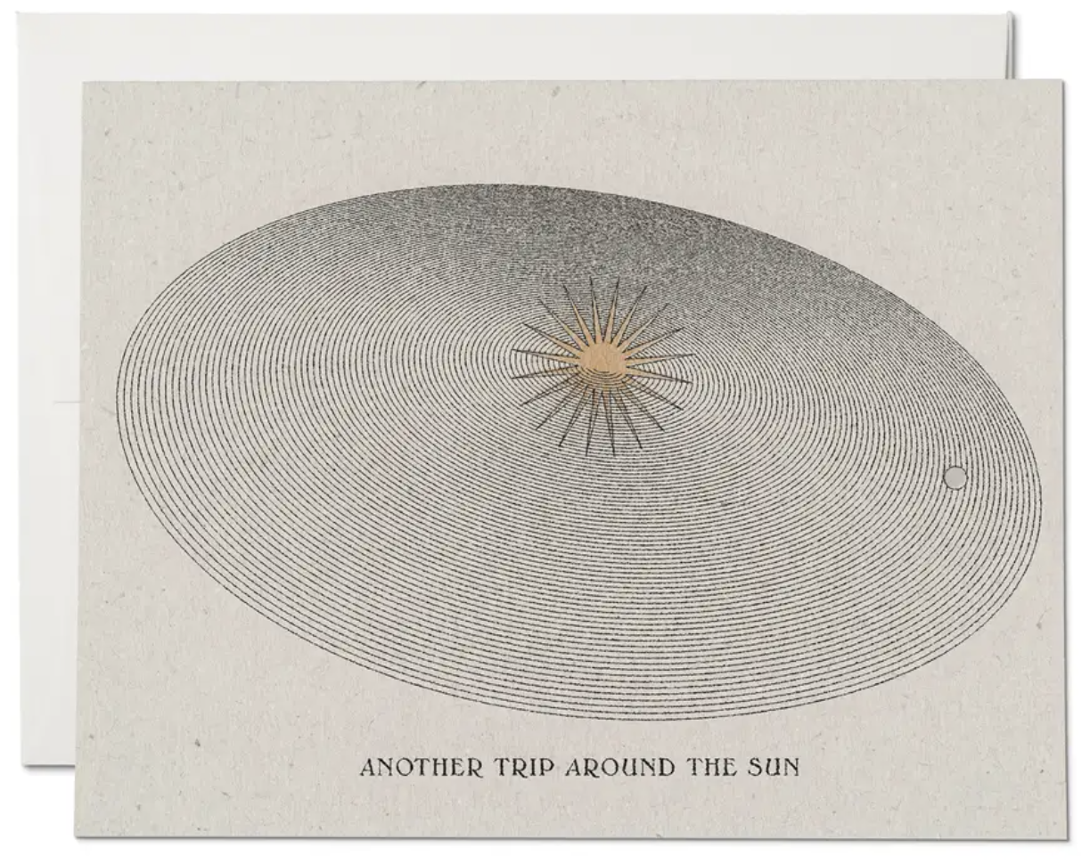 Around the Sun Birthday Card