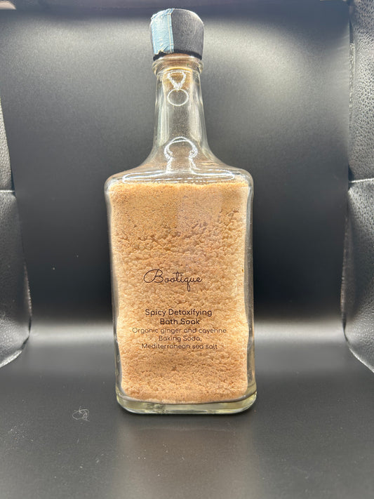 Spicy Detoxing bath soak (bottle)