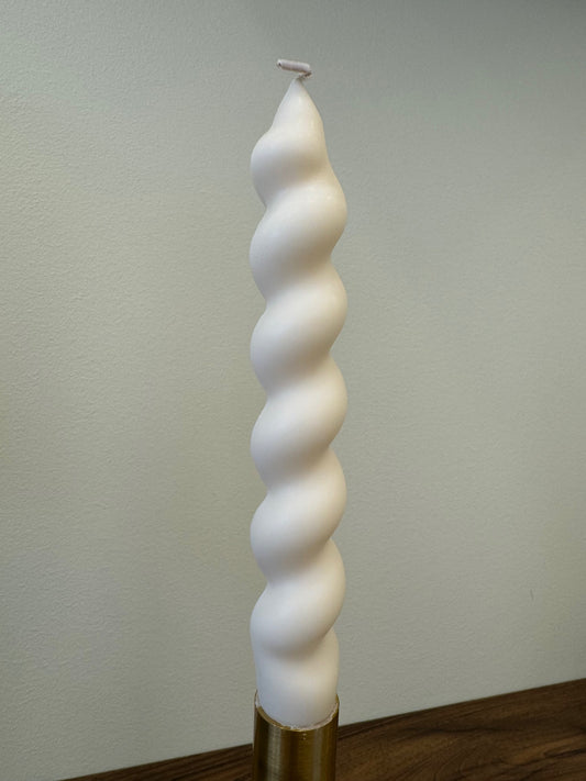 Spiral Twister Taper Candle